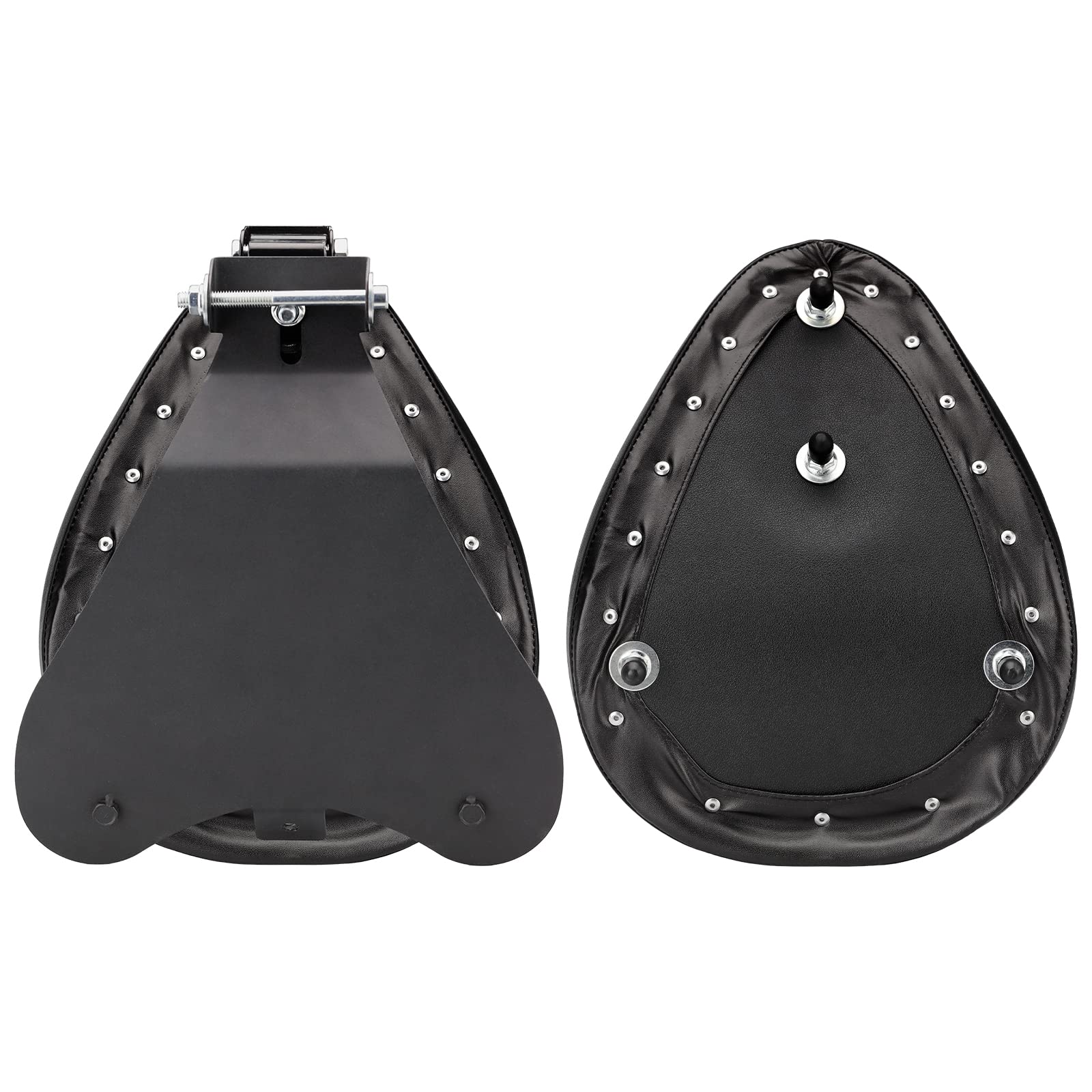 Black Barber Solo Seat | Harley Sporster