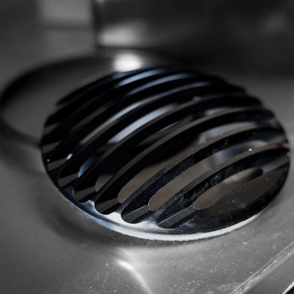 Harley Sportster Headlight Grill – Black Metal Guard (2004–2022)
