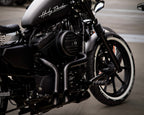2-Inch Leaf Exhaust Pipes – Gloss Black