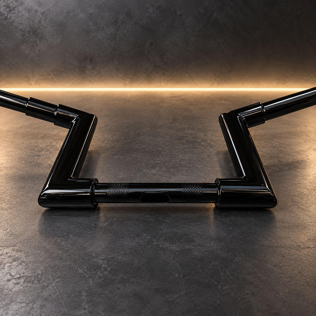 Nandez 8” Z-Bars – 1.5 fat inch wide handlebars | Gloss Black