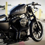 Sportster Shorty Shotgun Exhaust System | Wrapped Bobber Style Pipes | 2004–2022 Harley Sportster