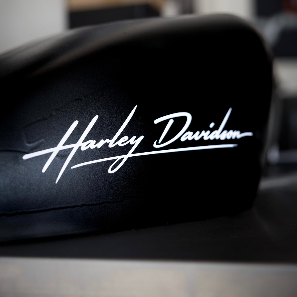 Nandez (HD)- Signature Script Vinyl Decal – White Gloss