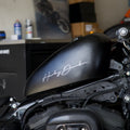 Harley Davidson Hand script Vinyl Decal – White