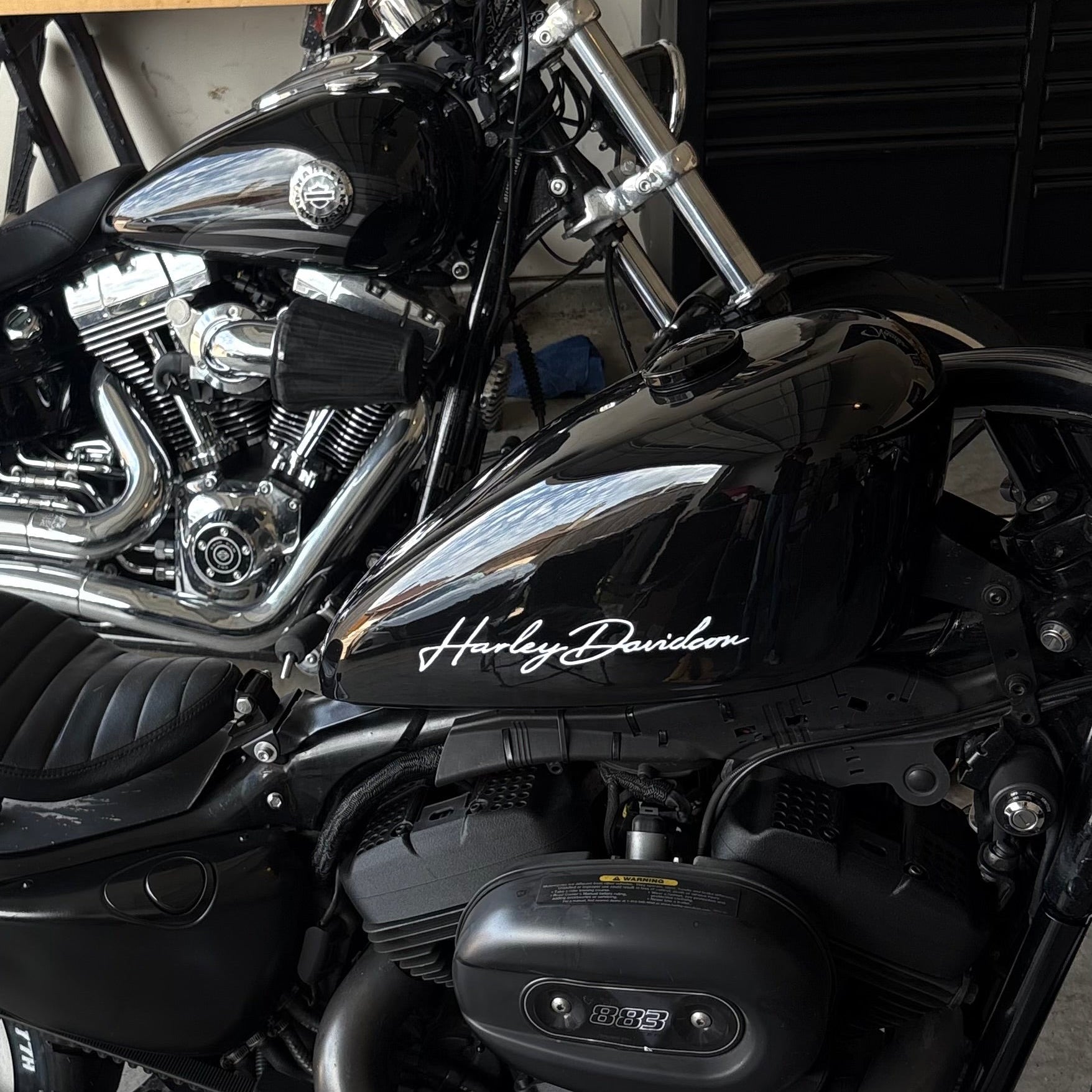 Sportster Tank Cover- Gloss Black