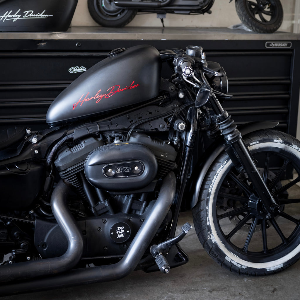 Matte Black Signature Tank Cover – Red Script Edition 3.3 Gallon