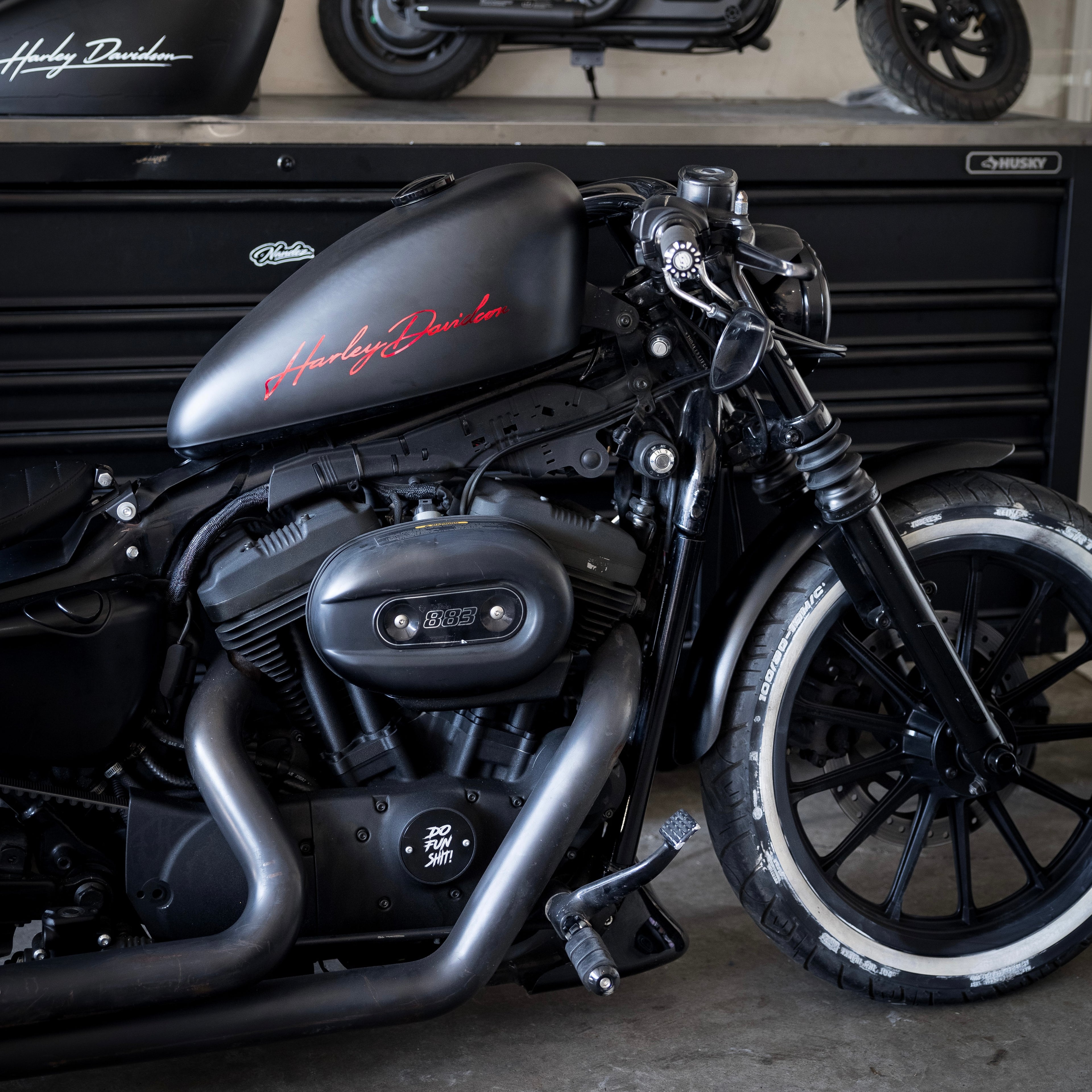 Matte Black Signature Tank Cover – Red Script Edition 3.3 Gallon