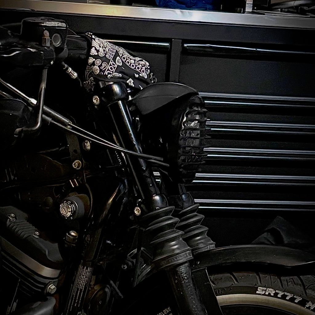 Nandez Blacked-Out Vinyl Decal Fork Cover