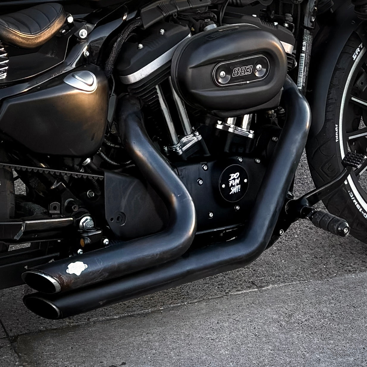 Vance & Hines Short Shots – Black