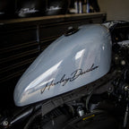 Nardo Gray Sportster Tank Cover- Nandez Customs