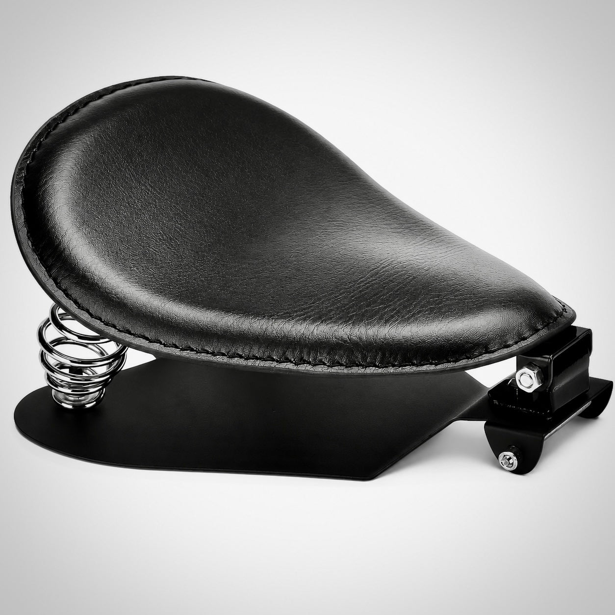 Bobber Seat – Black Solo Spring Saddle