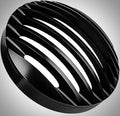 Harley Sportster Headlight Grill – Black Metal Guard (2004–2022)
