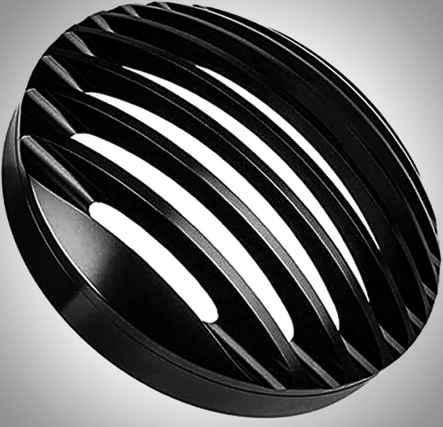 Harley Sportster Headlight Grill – Black Metal Guard (2004–2022)