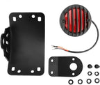 Retro Grill LED Tail Light & License Plate Bracket for Harley-Davidson Sportster