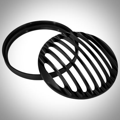 Harley Sportster Headlight Grill – Black Metal Guard (2004–2022)
