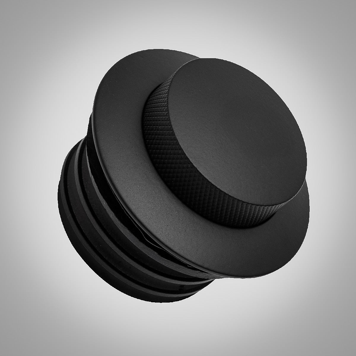 Black Pop-Up Gas Cap for Harley Sportster (Flush Mount)