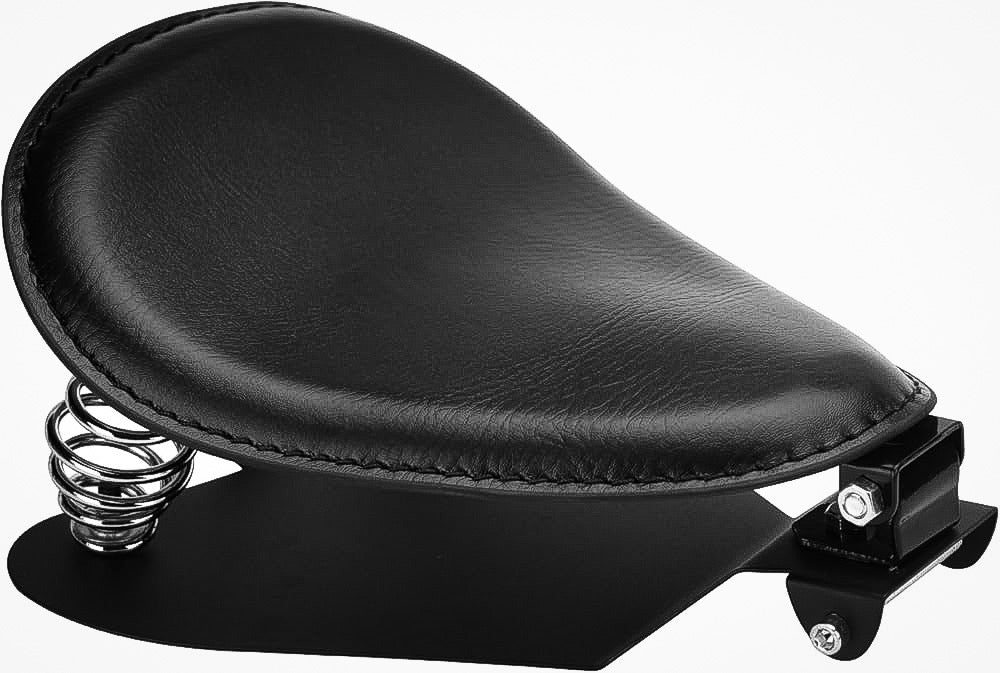 Bobber Seat – Black Solo Spring Saddle