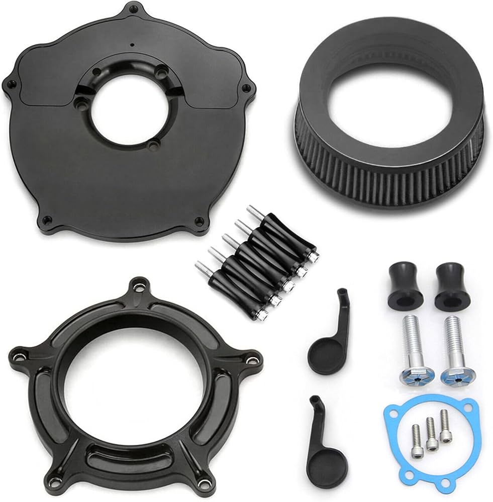Transparent Performance Air Filter – Black