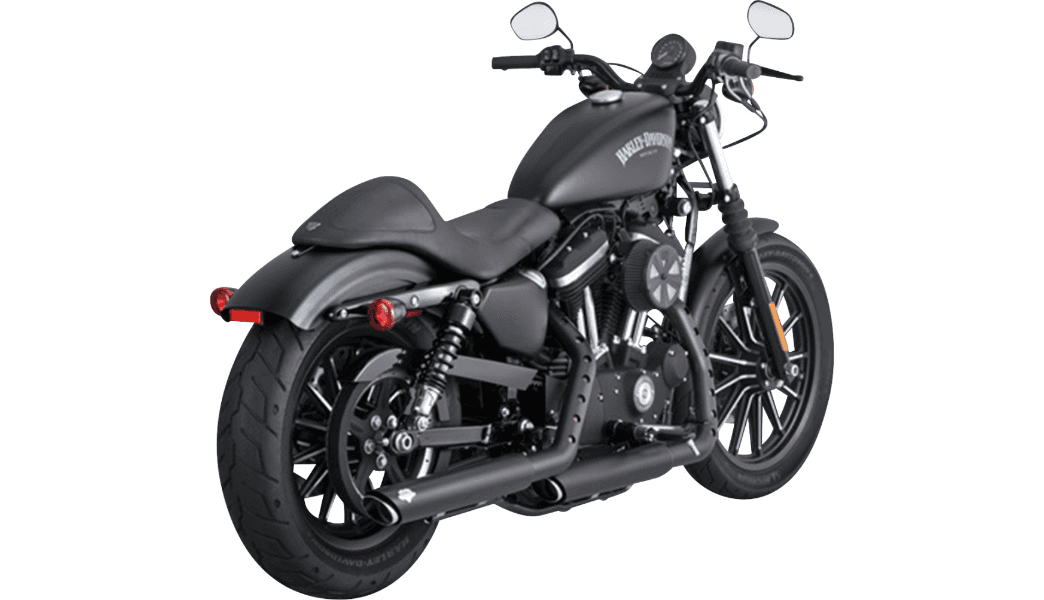 Vance & Hines Twin Slash Slip-On Exhausts For Harley Davidson Sportster 2014–2022