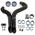 Sportster Shorty Shotgun Exhaust System | Wrapped Bobber Style Pipes | 2004–2022 Harley Sportster