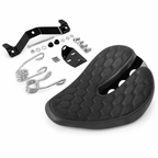 Black Diamond-Stitch Solo Bobber Seat with Springs
