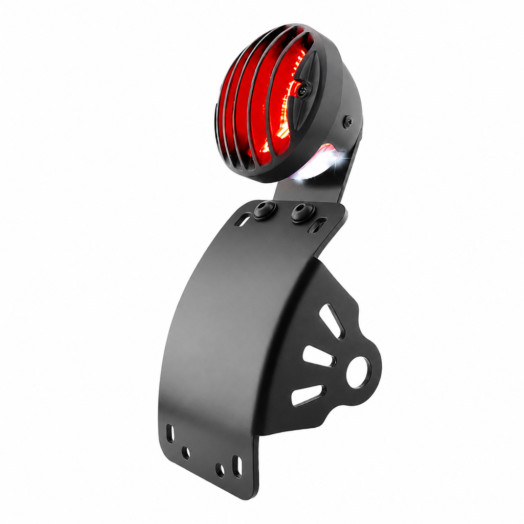 Retro Grill LED Tail Light & License Plate Bracket for Harley-Davidson Sportster