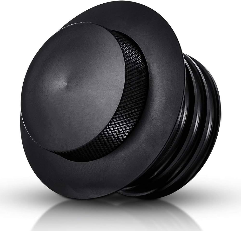 Black Pop-Up Gas Cap for Harley Sportster (Flush Mount)