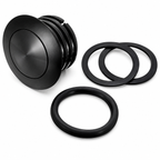 Black Pop-Up Gas Cap for Harley Sportster (Flush Mount)