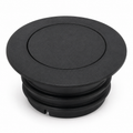Wrinkle Black Pop-Up Gas Cap for Harley Sportster (Flush Mount)