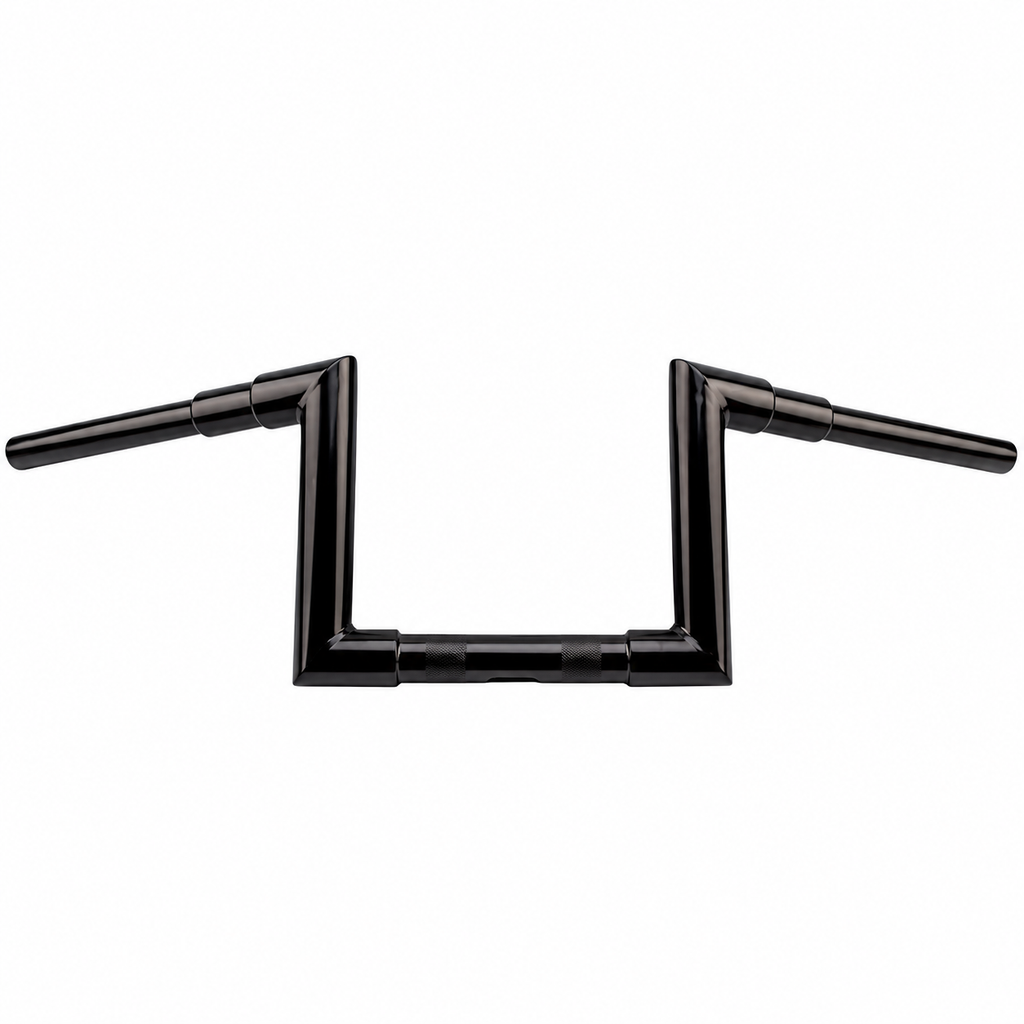 Nandez 8” Z-Bars – 1.5” Fat Handlebars | Gloss Black